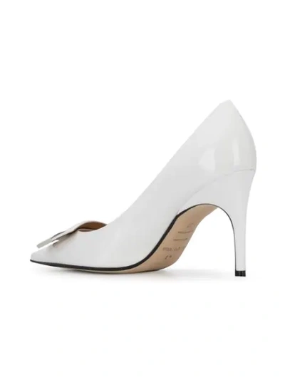 Shop Sergio Rossi Sr1 Pumps In White