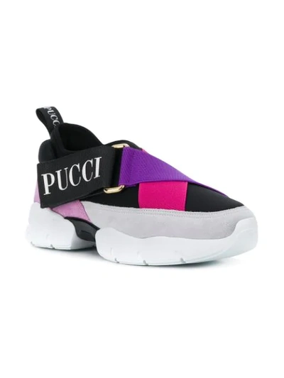 EMILIO PUCCI CITY SLIP-ON SNEAKERS - 黑色