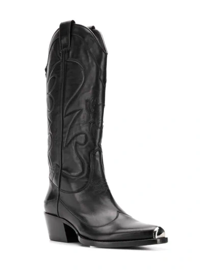 Shop Htc Los Angeles Cowboy Boots - Black