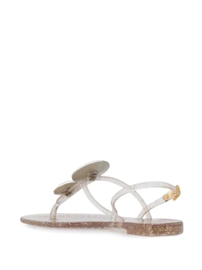 Shop Casadei Jelly Sandals - White