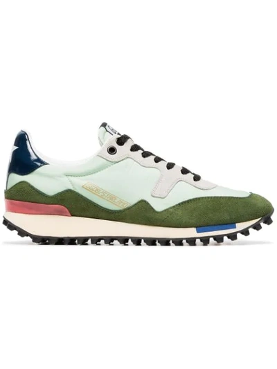 Shop Golden Goose Starland Sneakers In Green