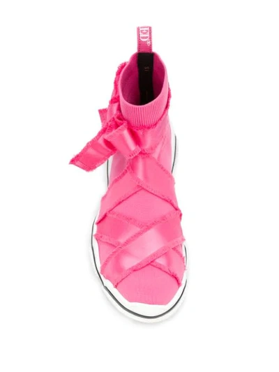 Shop Red Valentino Glam Run Sneakers In Pink