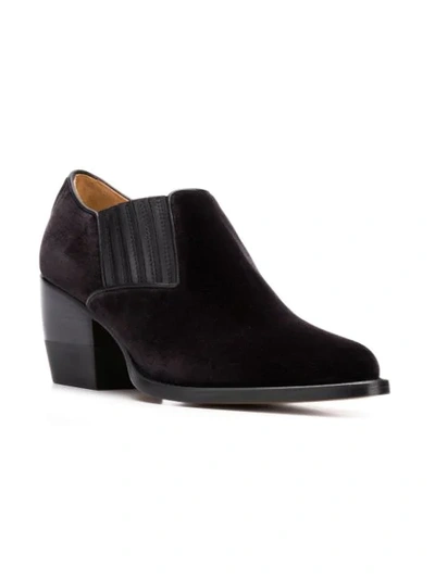 Shop Chloé Rylee Low Boots In Black
