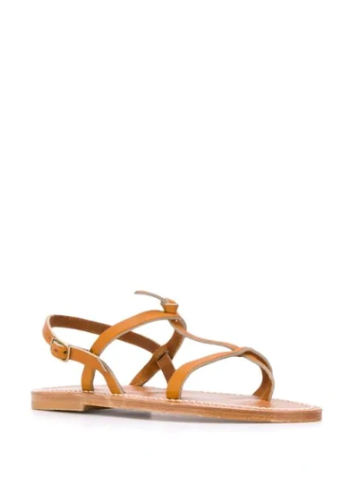 Shop Kjacques Violetta Sandals In Neutrals