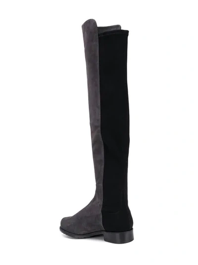 Shop Stuart Weitzman 5050 Knee High Boots In Grey