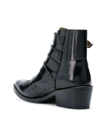 Shop Toga Aj006 Ankle Boots In Black
