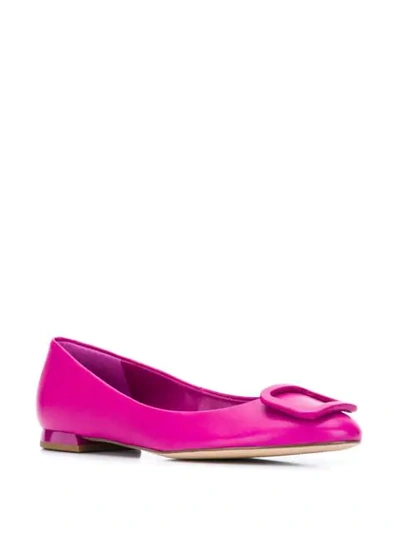 Shop Hogl Classic Ballerinas In Pink