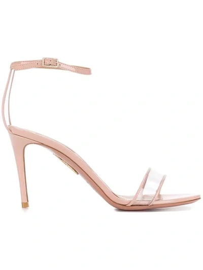 Shop Aquazzura Minimalist 85 Sandals In Pink
