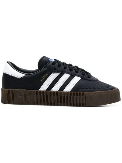 Adidas Samba Rose Bold Platform Sneakers In Black | ModeSens