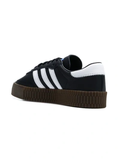 Shop Adidas Originals Samba Rose Sneakers In Black