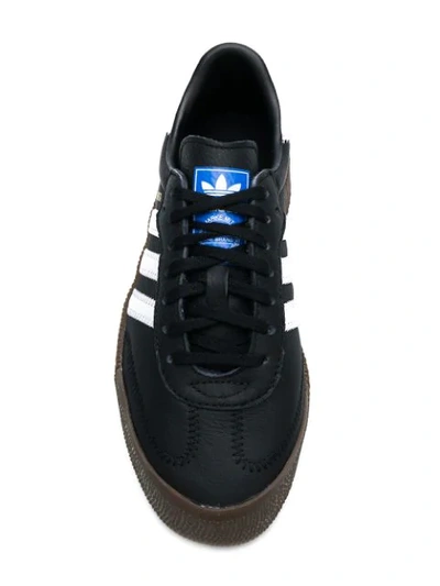 Shop Adidas Originals Samba Rose Sneakers In Black