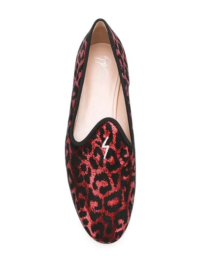 Shop Giuseppe Zanotti Dalila Slippers In Red