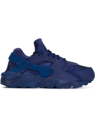 Shop Nike Air Huarache Run Sneakers In Blue