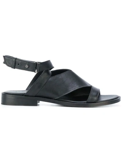 Shop A.f.vandevorst Strap Detail Sandals In Black