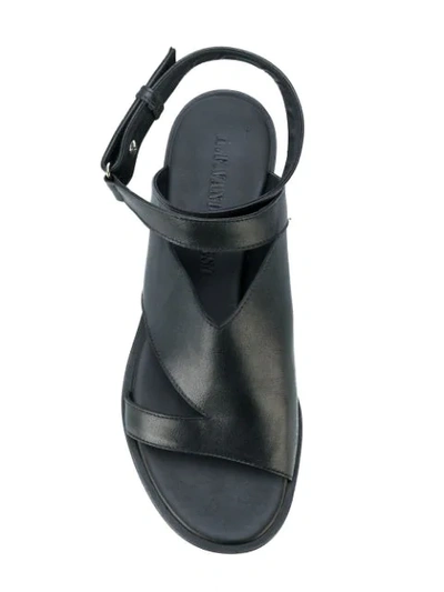 Shop A.f.vandevorst Strap Detail Sandals In Black