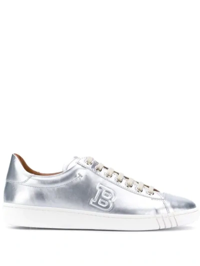 Shop Bally Wivian Sneakers In Silver