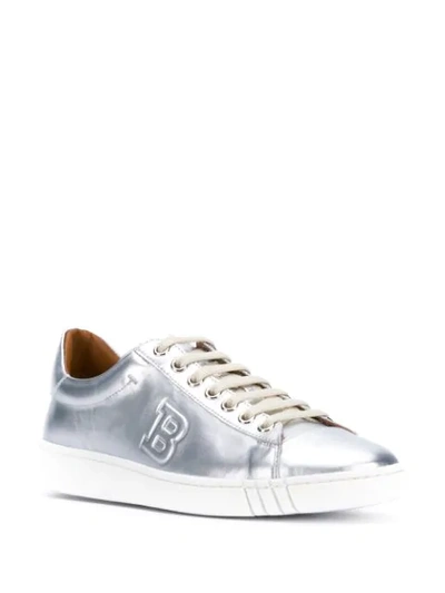 Shop Bally Wivian Sneakers In Silver
