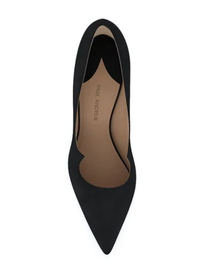 Shop Paul Andrew Ankara Pumps In Black