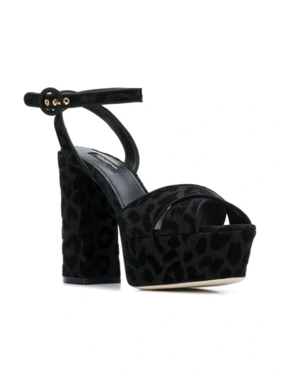 Shop Dolce & Gabbana Keira Sandals In Black