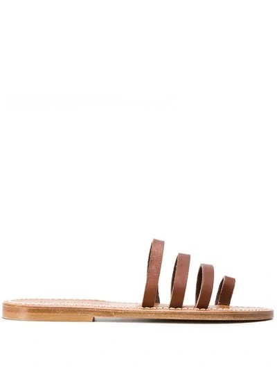 Shop Kjacques Alboran Sandals In Brown