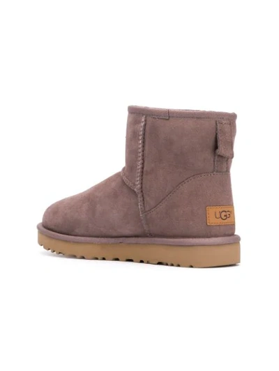 Shop Ugg Classic Mini Ii Winter Boots In Grey