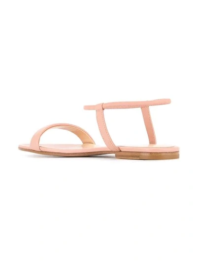 Shop Gianvito Rossi Strappy Sandals In Pink