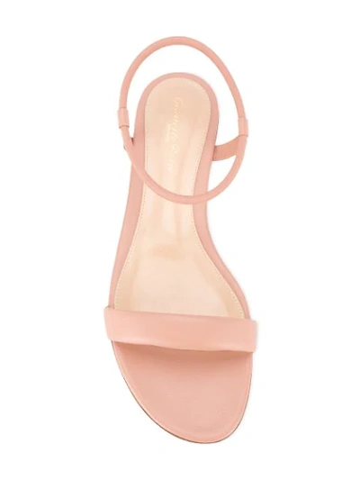 Shop Gianvito Rossi Strappy Sandals In Pink