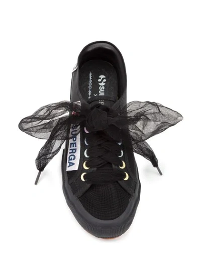 Shop Marco De Vincenzo X Superga® Sneakers In Black