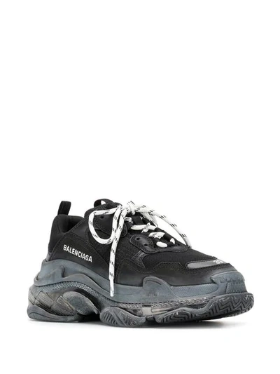 BALENCIAGA TRIPLE S SNEAKERS - 黑色