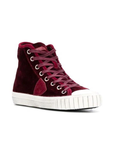 Shop Philippe Model Hi In Red