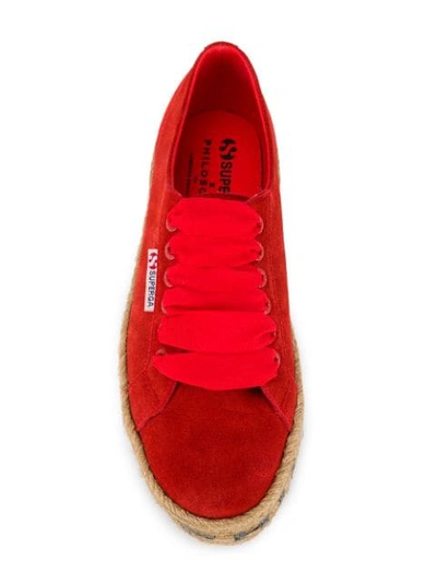 Shop Philosophy Di Lorenzo Serafini Superga X  Sneakers In Red