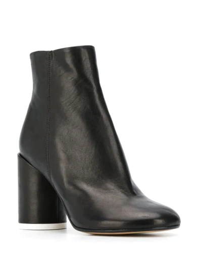Shop Mm6 Maison Margiela 6-heel Ankle Boots In Black