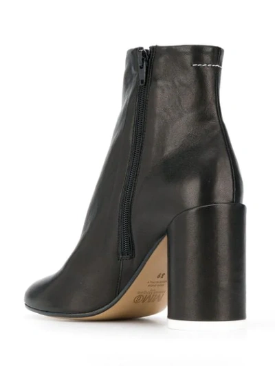 Shop Mm6 Maison Margiela 6-heel Ankle Boots In Black