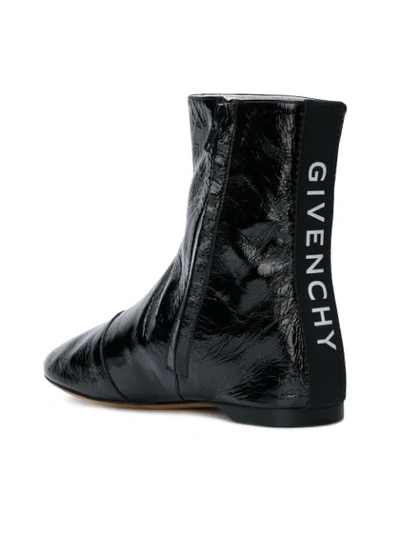 Shop Givenchy Patent Ankle Boots - Black
