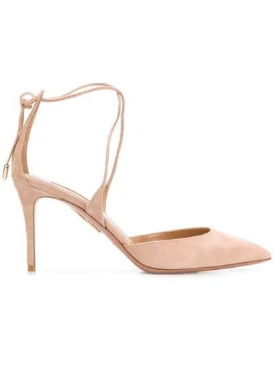 Shop Aquazzura Matilde Pumps In Pink