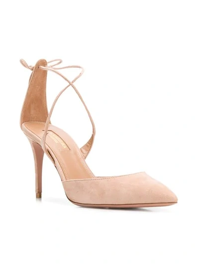 Shop Aquazzura Matilde Pumps In Pink