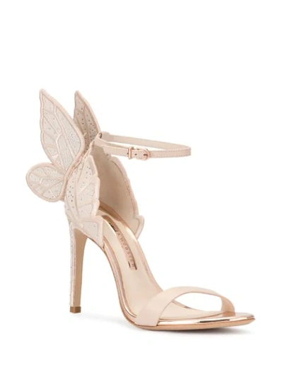 Shop Sophia Webster Butterfly Appliqué Sandals In Pink