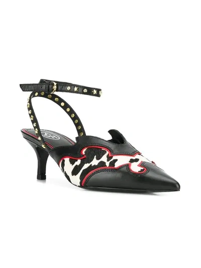 Shop Ash Charlize Slingback Pumps In Black