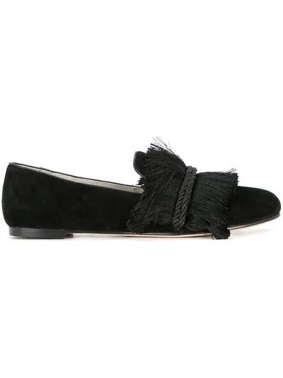 Shop Mara & Mine Cleopatra Slippers In Black