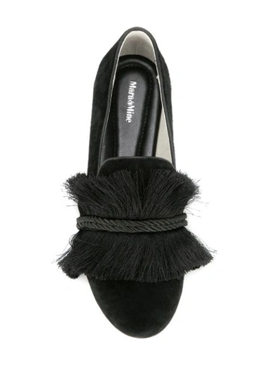 Shop Mara & Mine Cleopatra Slippers In Black