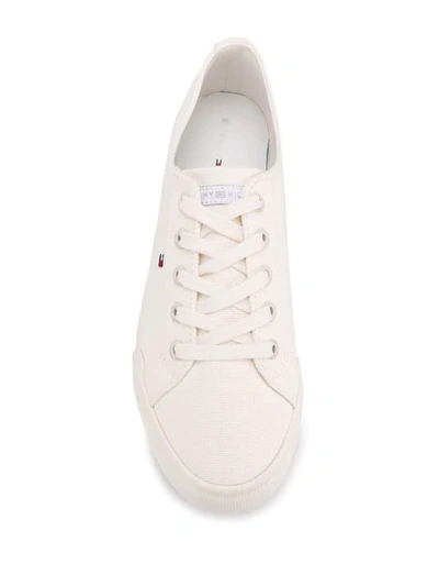 Shop Tommy Hilfiger Essential Sneakers In White