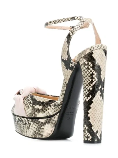 Casadei Flora Hydra Sandals In Grey