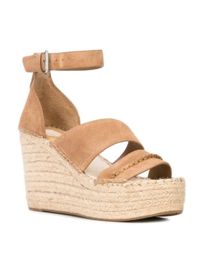 Shop Dolce Vita Simi Wedge Sandals In Brown