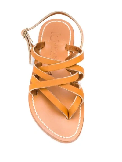 Shop Kjacques Pandora Sandals In Neutrals