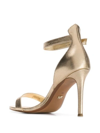 Shop Michael Michael Kors Harper Sandals In Gold