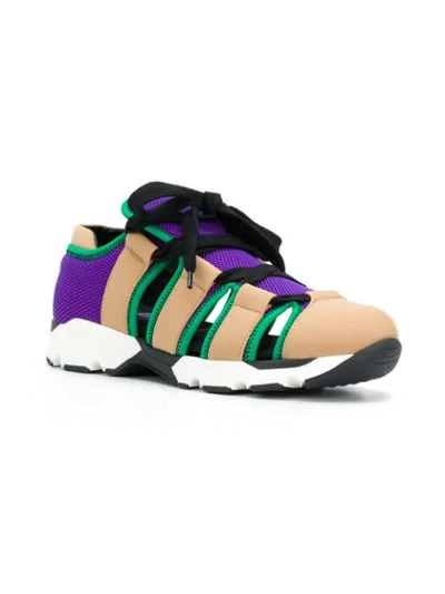 Shop Marni Techno Sneakers In Multicolour