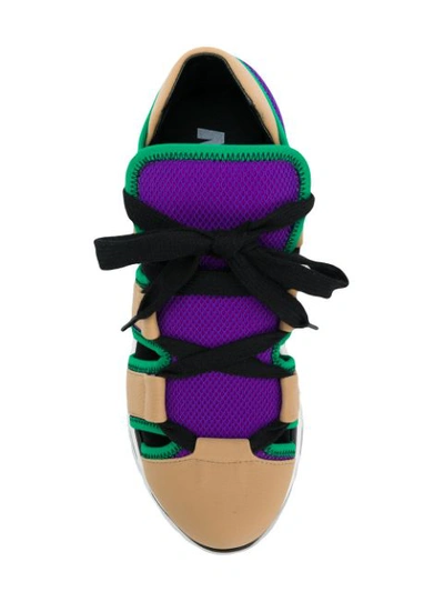 Shop Marni Techno Sneakers In Multicolour