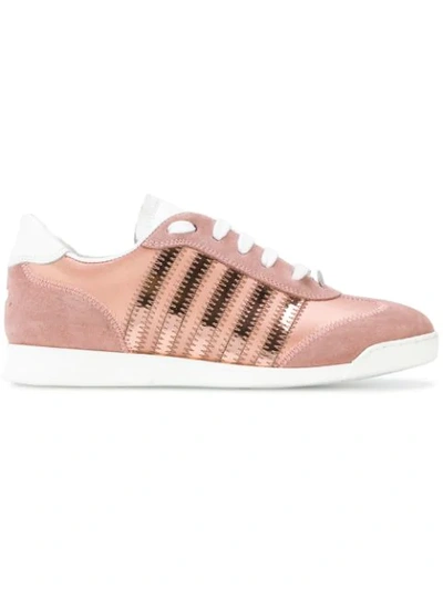 Shop Dsquared2 New Runner Hiking Sneakers In Pink