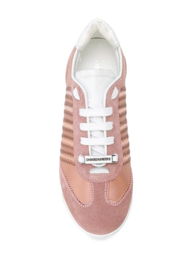 Shop Dsquared2 New Runner Hiking Sneakers In Pink
