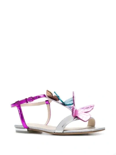 Shop Sophia Webster Butterfly Sandals - Silver